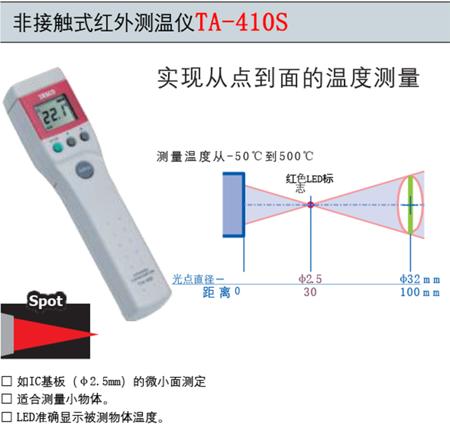 日本进口TASCO放射温度计测温仪辐射温度检测仪TA-410S TA-410N (2).jpg