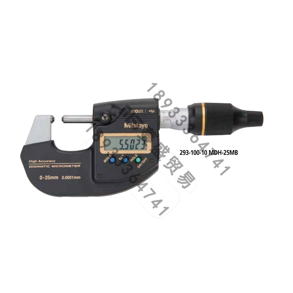 供应Mitutoyo三丰高精度数显千分尺293系列MDH-25MB