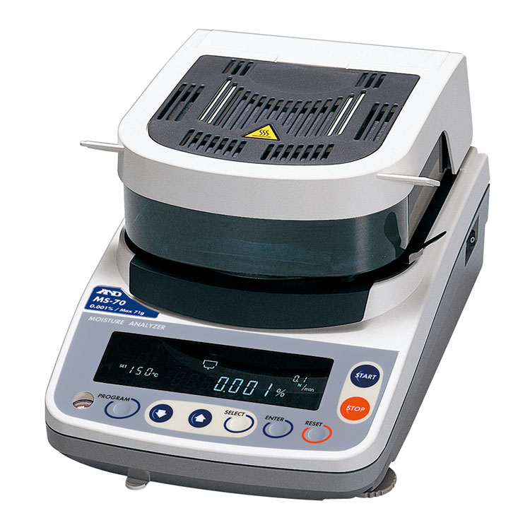 日本AND水分份测定仪器计MS-70 MX-50 MF-50 ML-50检测微量含水率 (5).jpg